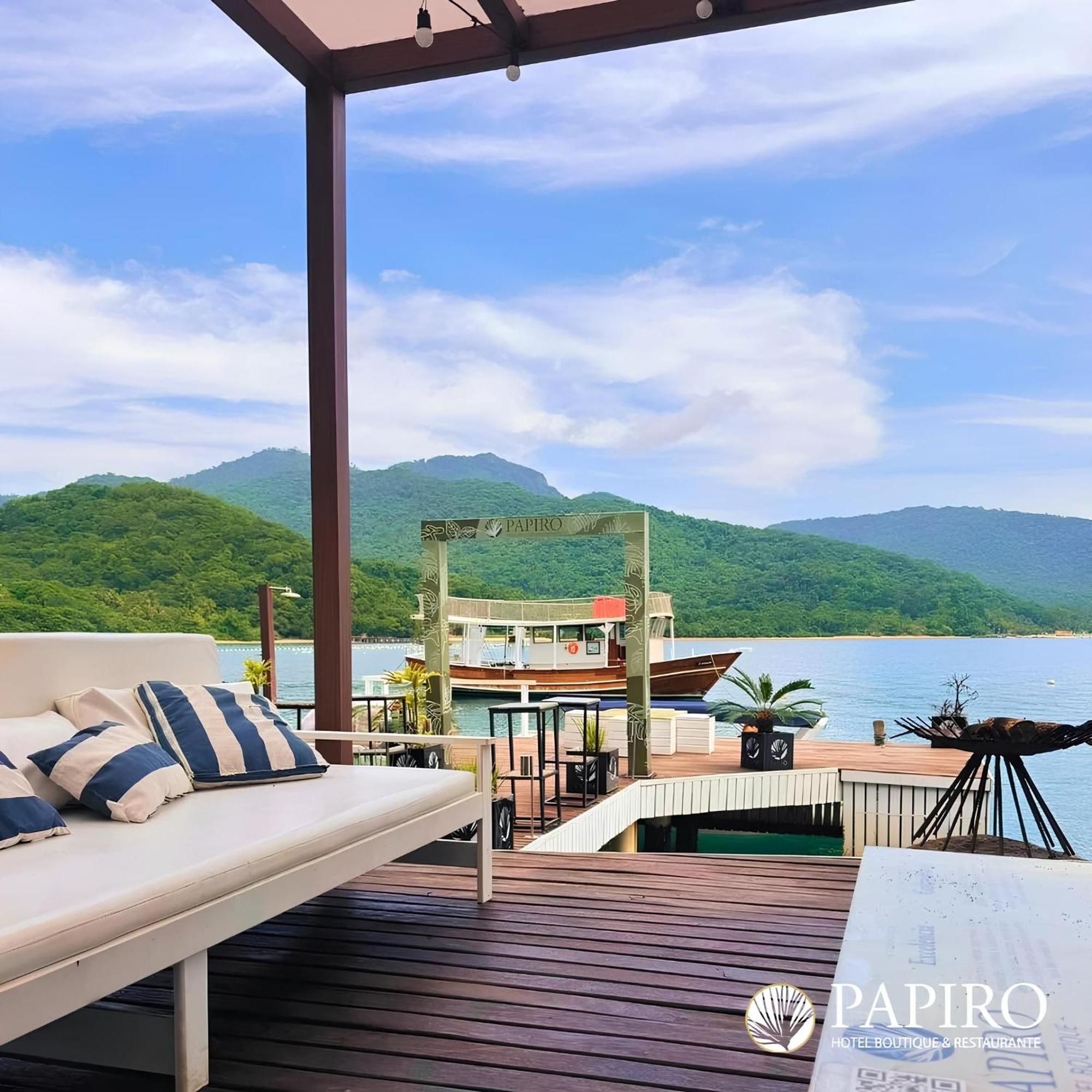 Pousada Papiro Boutique Vila do Abraao ภายนอก รูปภาพ