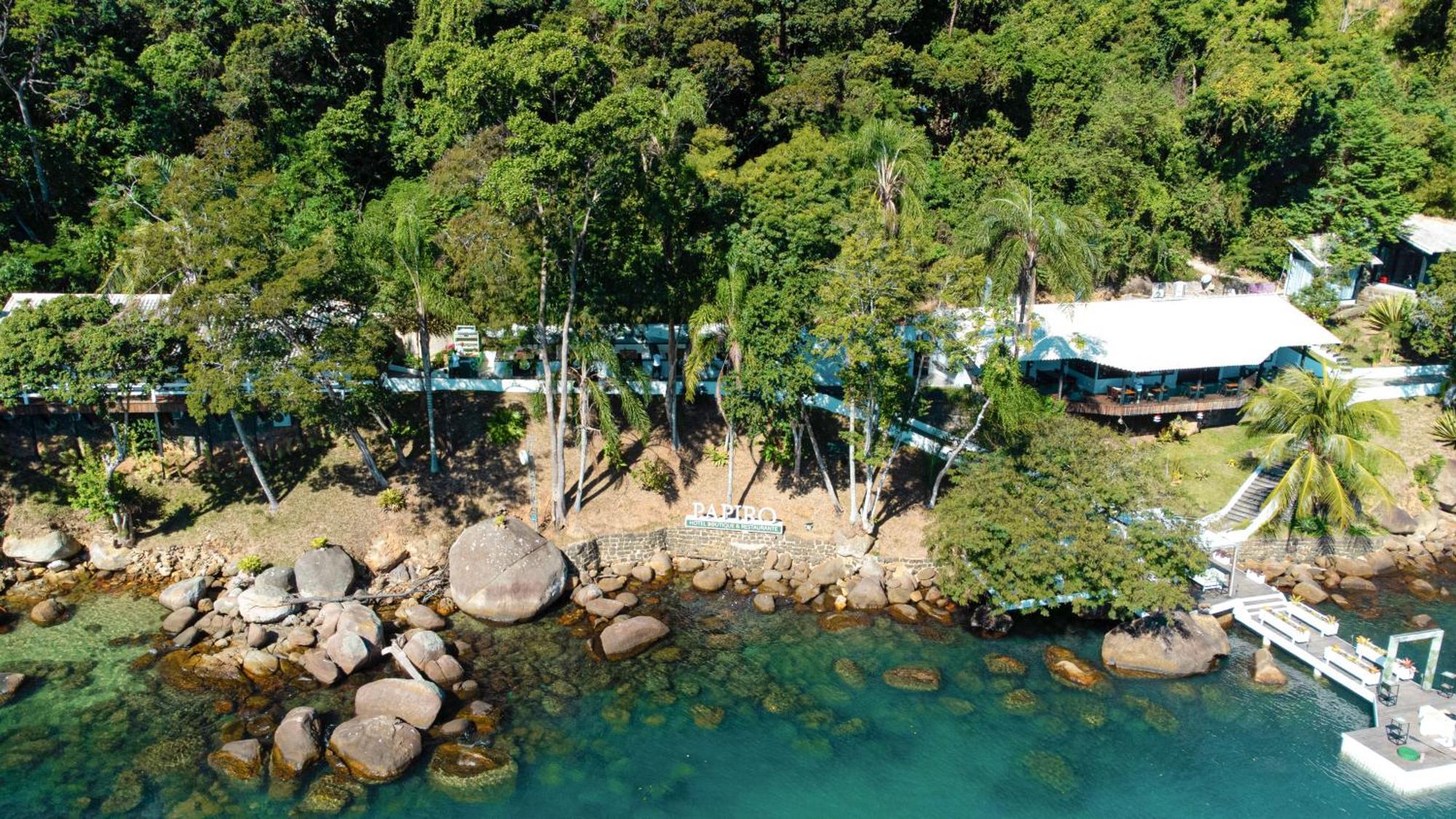 Pousada Papiro Boutique Vila do Abraao ภายนอก รูปภาพ
